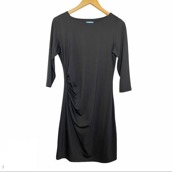 J McLaughlin Sage Black Dress Catalina Cloth